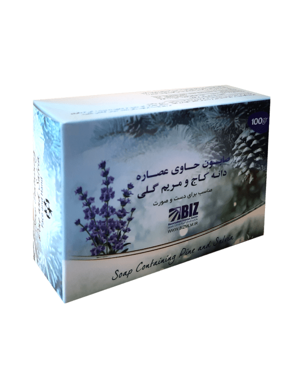 صابون دانه کاج و مریم گلی صابون دانه کاج و مریم گلی