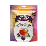 دمنوش چای سیاه زغفرانی قاشقی